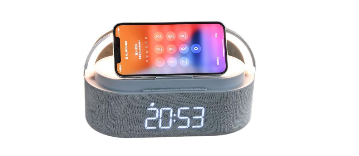 無線充電音樂時鐘外殼